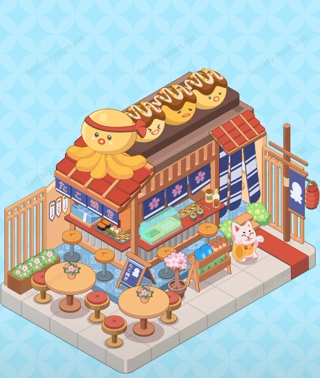 Fantasy Room Level 103 - Takoyaki Stall