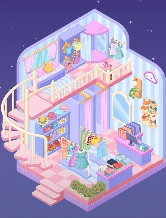 Fantasy Room Level Dreamy Fashion Boutique