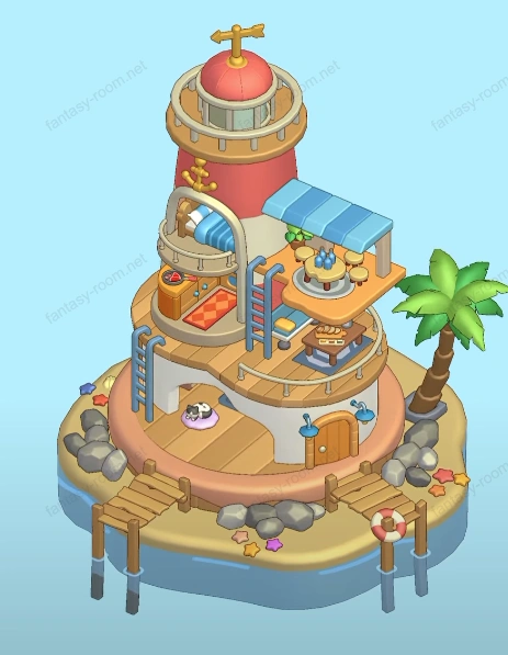 Fantasy Room Level 108 - Cozy Lighthouse Home by the Sea