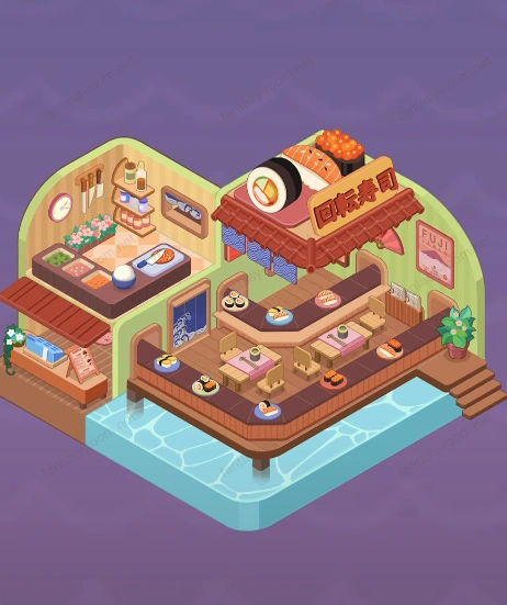 Fantasy Room Level 112 - Conveyor Belt Sushi Restaurant