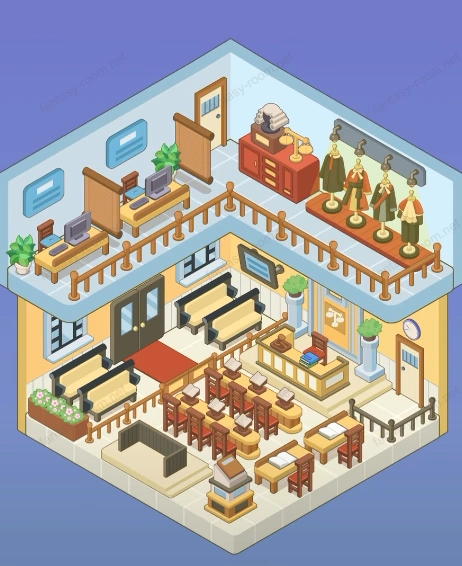 Fantasy Room Level 118 - Old-Style Schoolhouse