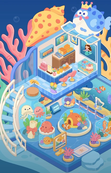 Fantasy Room Level 123 - Underwater Aquarium