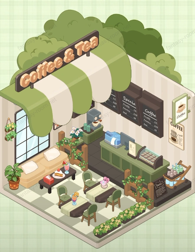 Fantasy Room 等级 咖啡与茶的午后时光