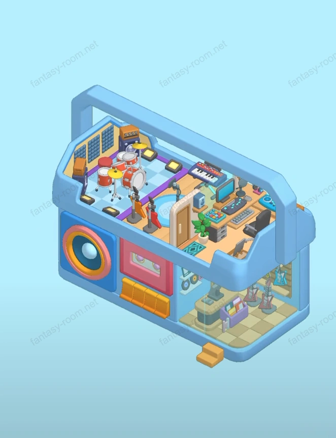 Fantasy Room Level Musik-Studio