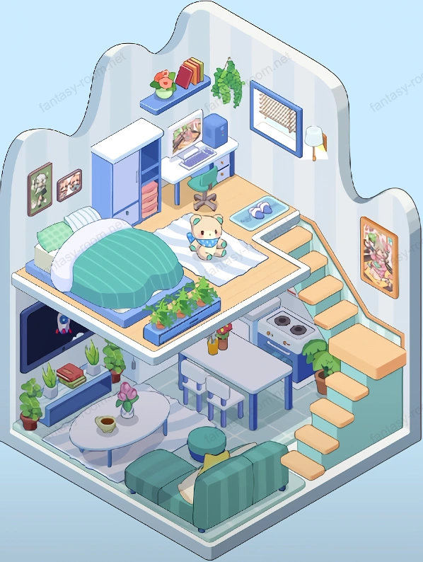 Fantasy Room Level Modernes Fitnessstudio