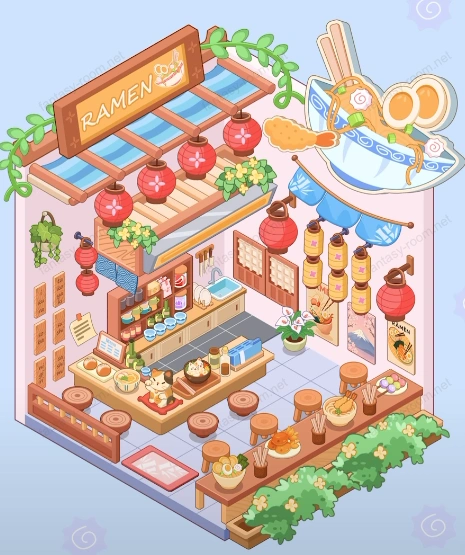 Fantasy Room Level 141 - Late Night Ramen Shop