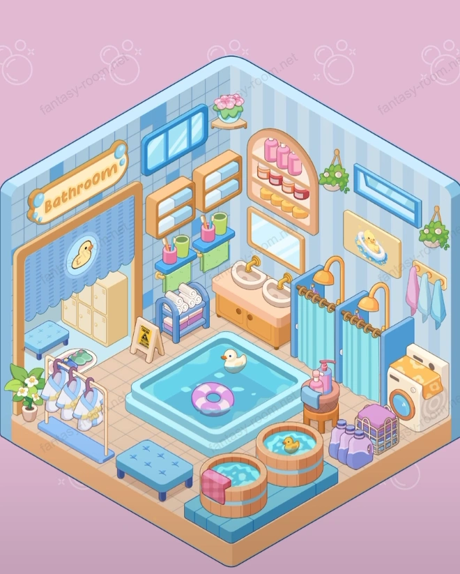 Fantasy Room स्तर आरामदायक बाथरूम