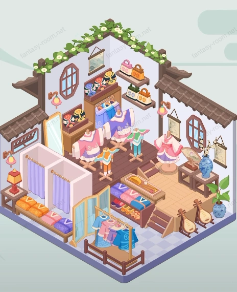 Fantasy Room Level 144 - Ancient Style Costume Shop