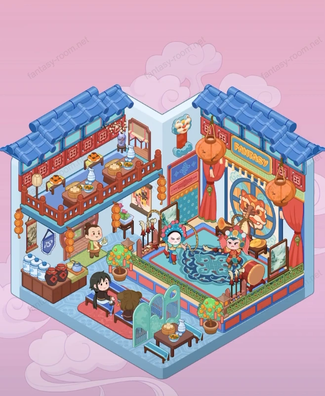 Fantasy Room Level Peking-Opera Teehaus