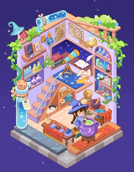 Fantasy Room Level 151 - Magic Alchemy Room