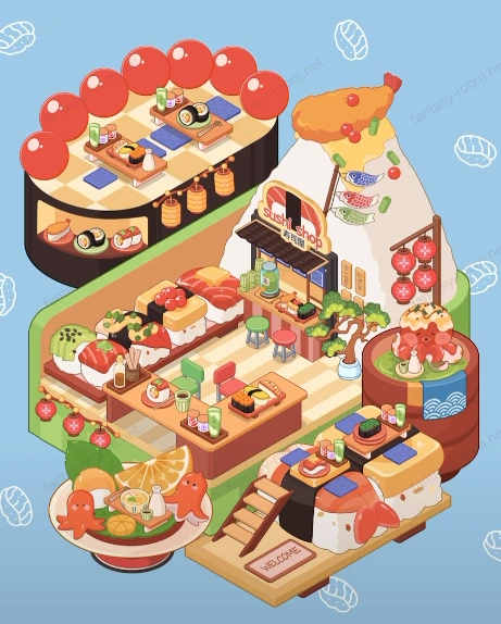 Fantasy Room Level 152 - Sushi Story Restaurant