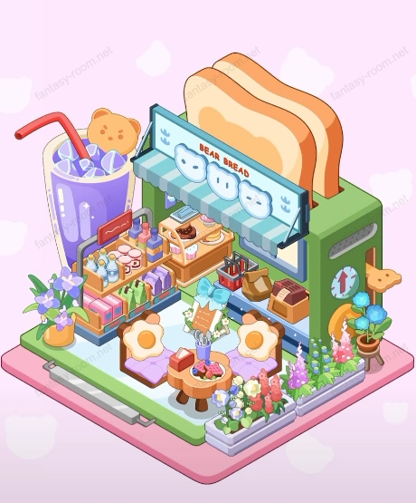 Fantasy Room Level 155 - Bear Bread Café