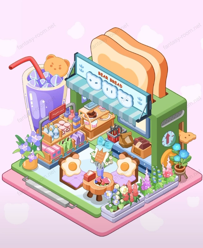 Fantasy Room Level Bären-Brot-Café