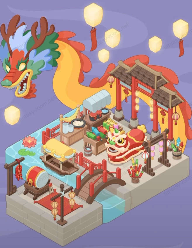Fantasy Room 等级 龙灯节庆广场