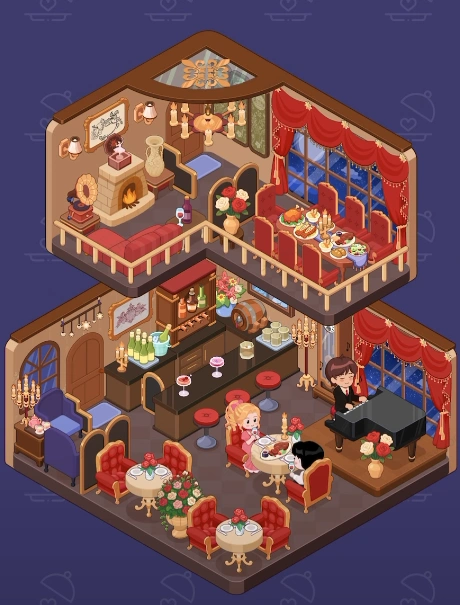 Fantasy Room Level 169 - Romantic Wine Restaurant
