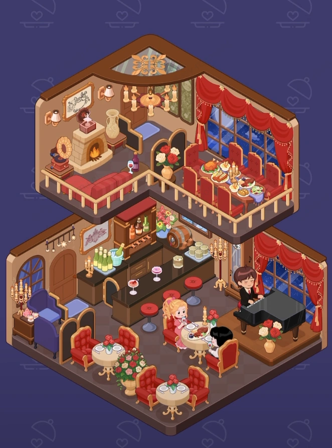 Fantasy Room Level Romantic Wine Restaurant