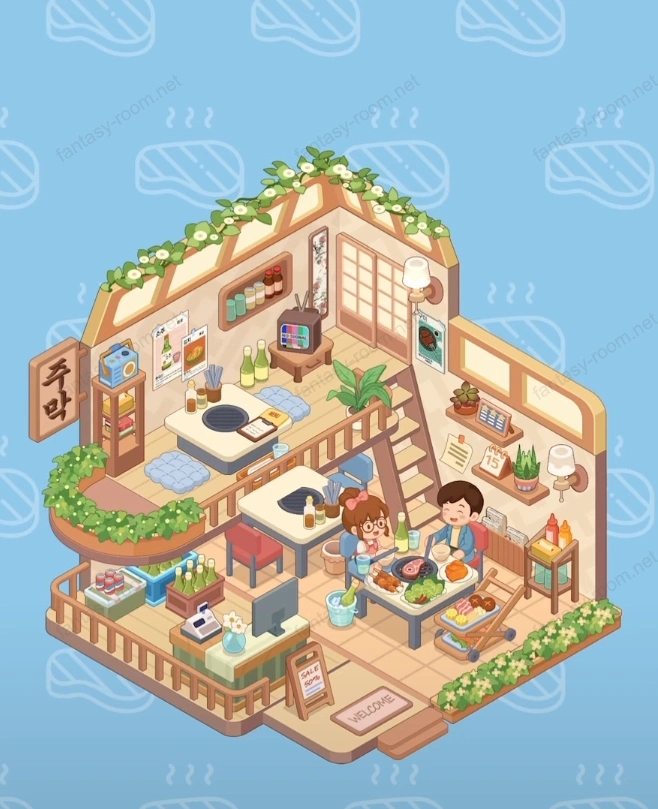 Fantasy Room स्तर कोरियाई बीबीक्यू रेस्टोरेंट