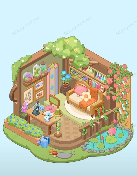 Fantasy Room Level 172 - Forest Plant Research Lab