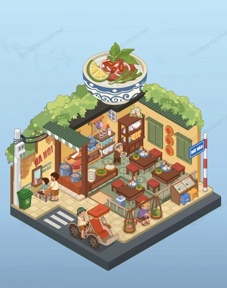 Fantasy Room Level 176 - Hanoi Street Pho Restaurant
