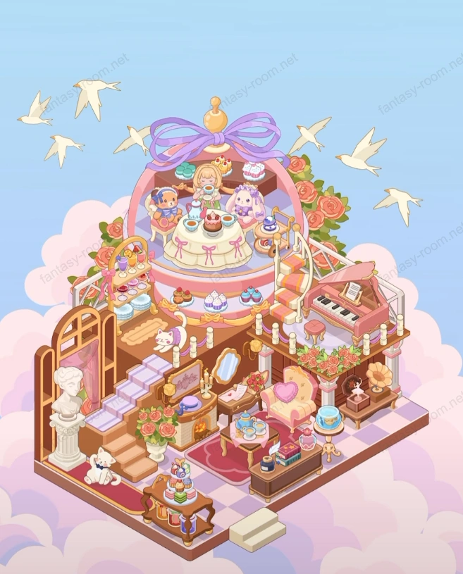 Fantasy Room Level Cloud Afternoon Tea Party