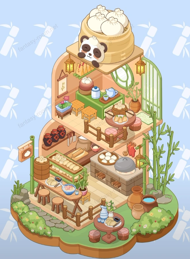 Fantasy Room 等级 熊猫包子铺