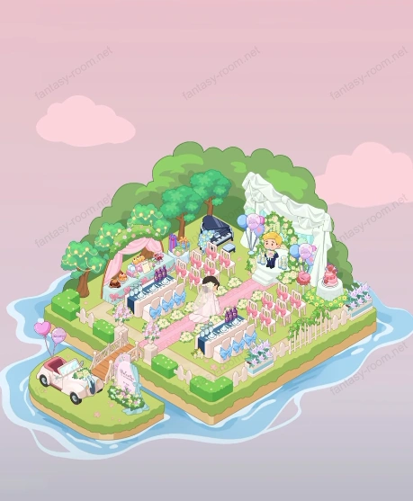 Fantasy Room Level 188 - Dream Garden Wedding