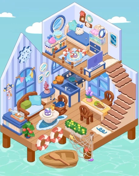 Fantasy Room Level 192 - Ocean Dream Cottage