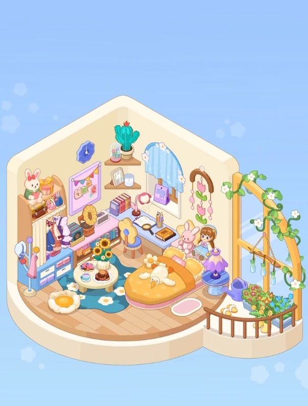 Fantasy Room Level Sonnendurchflutetes Traum-Schlafzimmer