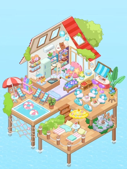 Fantasy Room Level 205 - Seaside Holiday Cottage