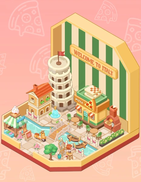 Fantasy Room Level 209 - Italian Style Street