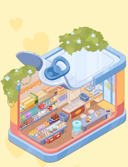 Fantasy Room Level 210 - Cozy Decoration of the Mini Grocery Store