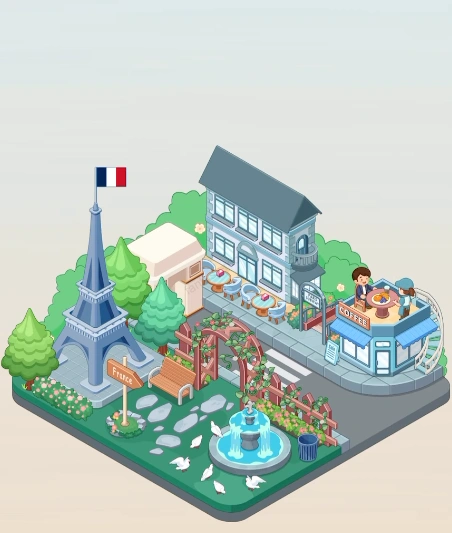 Fantasy Room Level 211 - Romantic Paris Corner