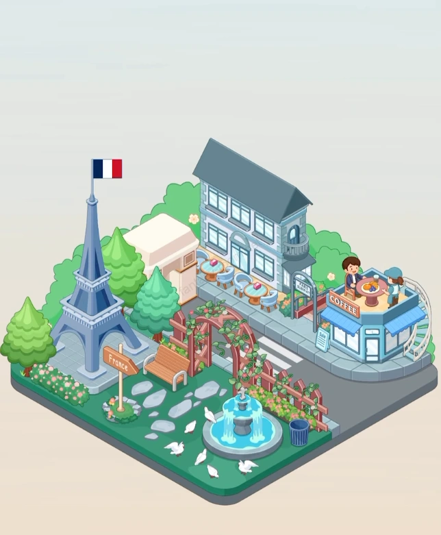 Fantasy Room Επίπεδο Ρομαντική Γωνιά του Παρισιού