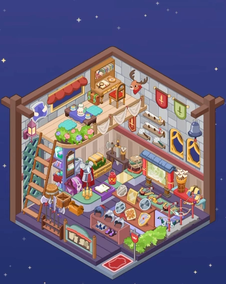 Fantasy Room Level 212 - The Secret Base of the Magic Knight