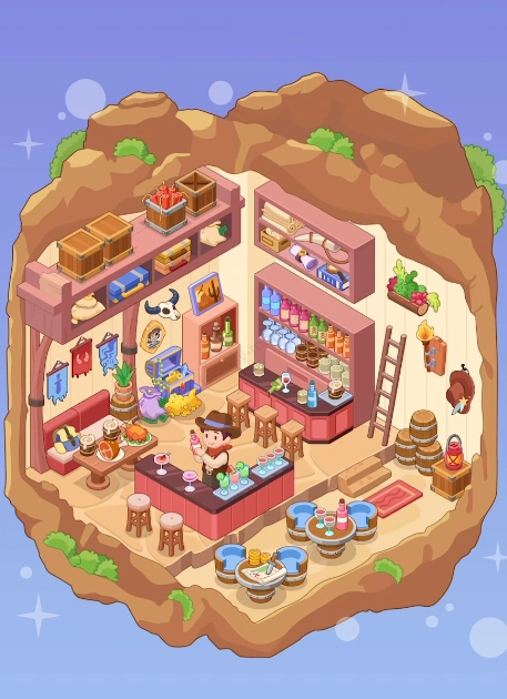 Fantasy Room Level 213 - The Secret of the Cave Bar