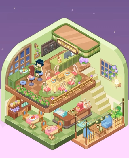 Fantasy Room Level 215 - Two-Story Café and Bakery