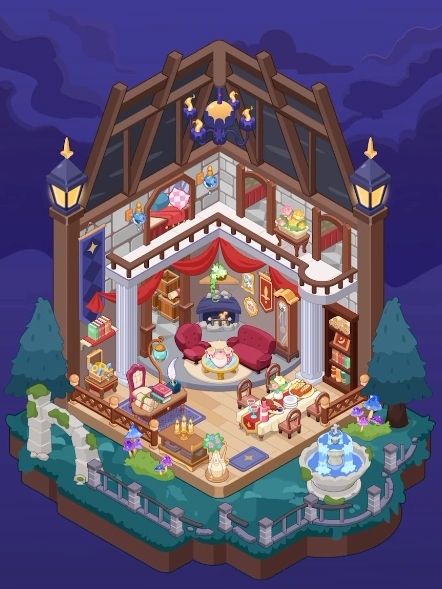 Fantasy Room Level 216 - Grand Mansion and Tea Room