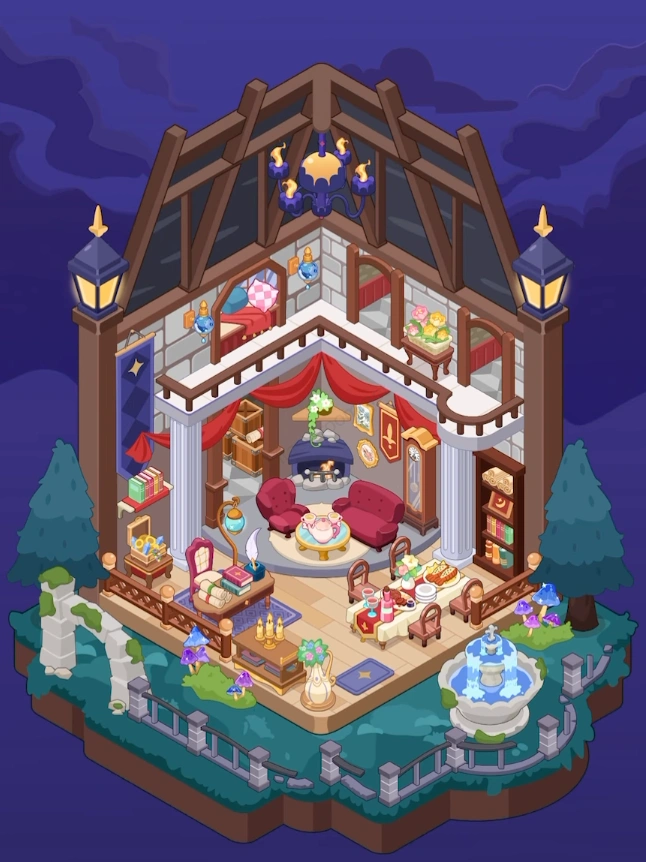 Fantasy Room Level Grand Mansion and Tea Room