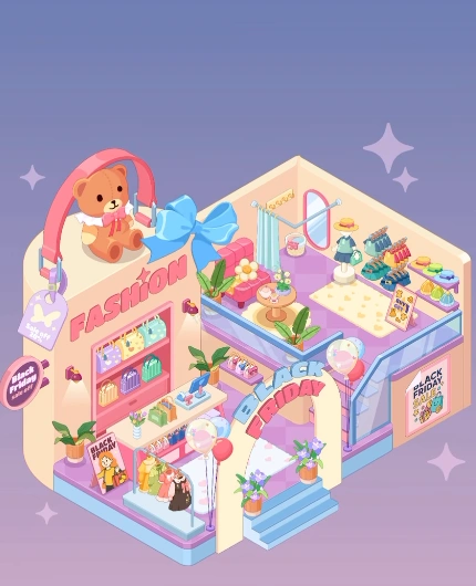 Fantasy Room Level 221 - Fashion Store Black Friday Sale