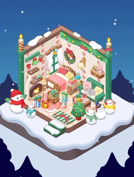 Fantasy Room Level 226 - Cozy Christmas Cabin