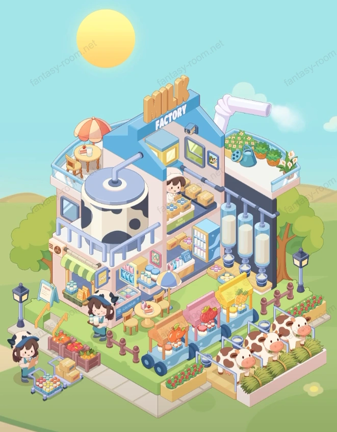Fantasy Room Level Milk Factory