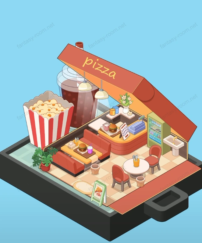 Fantasy Room 等级 披萨盒餐厅