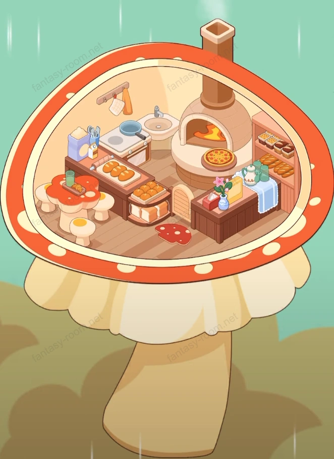 Fantasy Room 等级 蘑菇面包和披萨烤箱