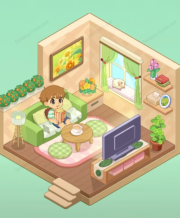 Fantasy Room Επίπεδο Πράσινο Σαλόνι