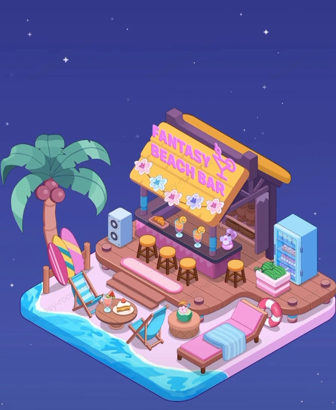 Fantasy Room Level Fantasy Beach Bar