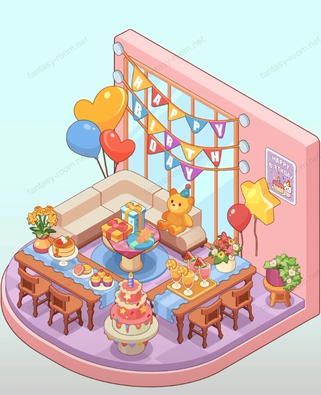 Fantasy Room Level Birthday Party Room