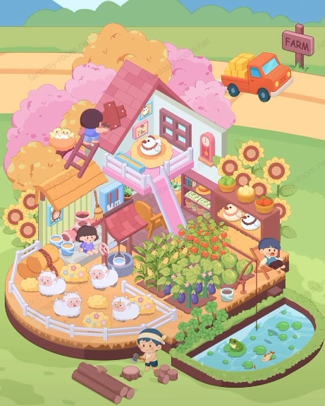 Fantasy Room Level 45 - Happy Farm