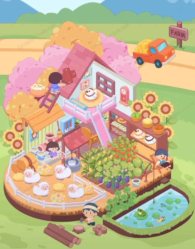 Fantasy Room Level Happy Farm