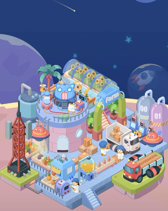 Fantasy Room Level Space Farm
