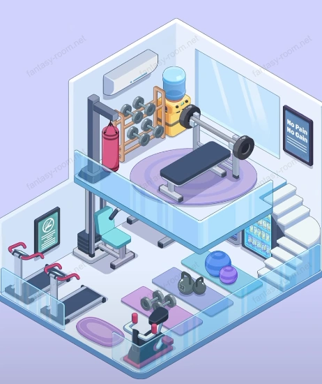 Fantasy Room Level 52 - Two-Story Gym